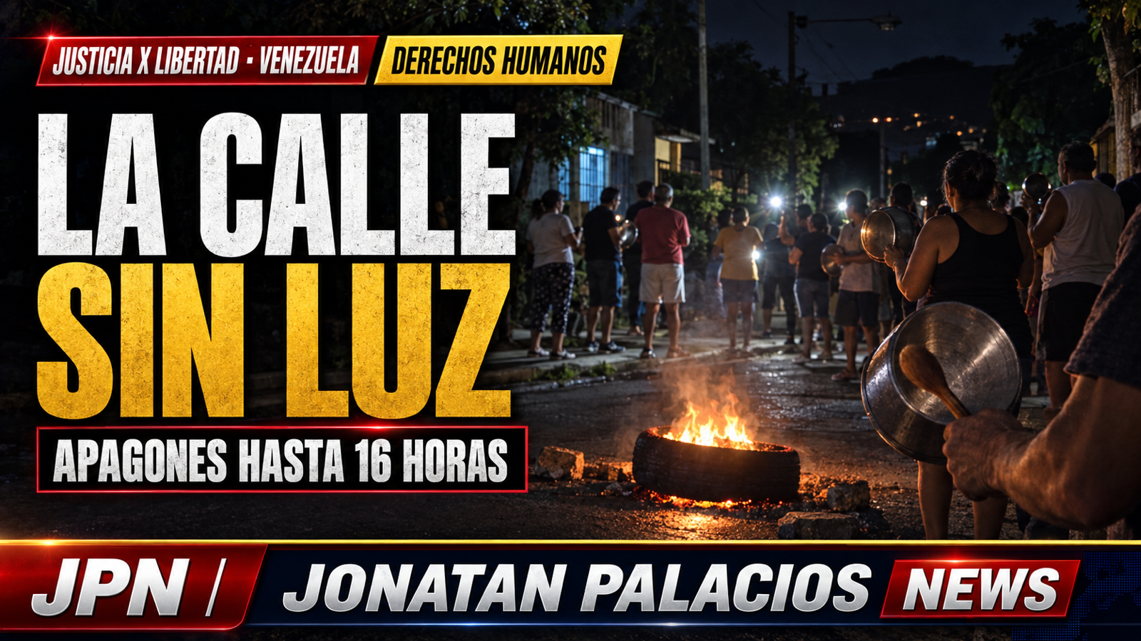 Apagones de hasta 16 horas llevan protestas de Carabobo a Guárico