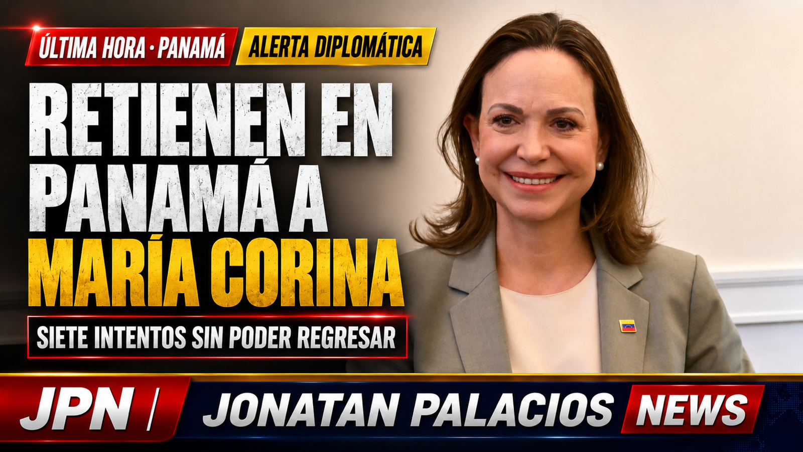 María Corina Machado suma siete intentos frustrados de regreso pese al derecho que reconoce Rubio