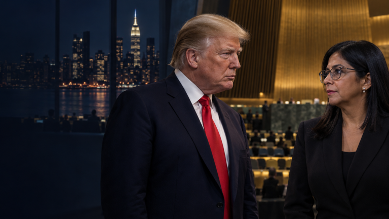 Miniatura limpia: Trump y Delcy Rodríguez tendrán una cita informal en Nueva York, sin acuerdos anunciados