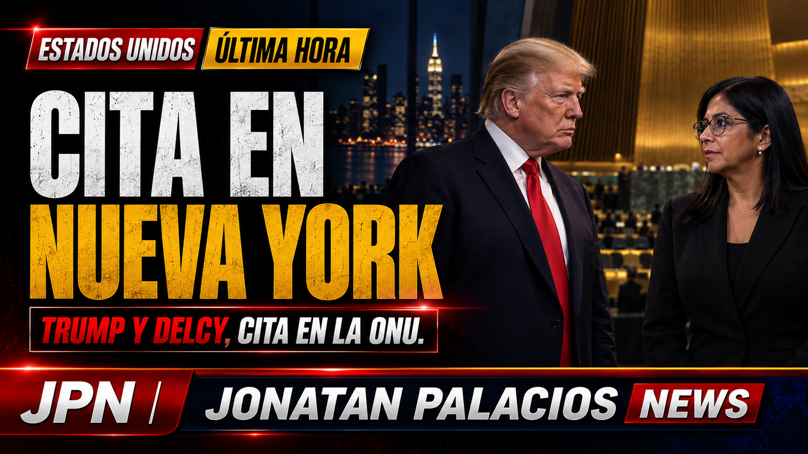 Trump y Delcy Rodríguez tendrán una cita informal en Nueva York, sin acuerdos anunciados