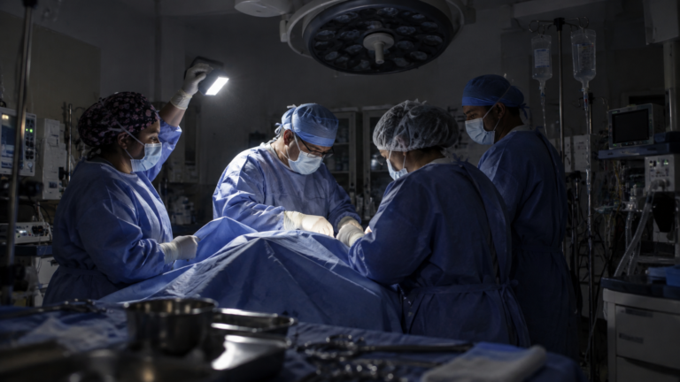 Miniatura limpia: Médicos mantienen una cirugía con linternas tras apagón en el Razetti de Barinas