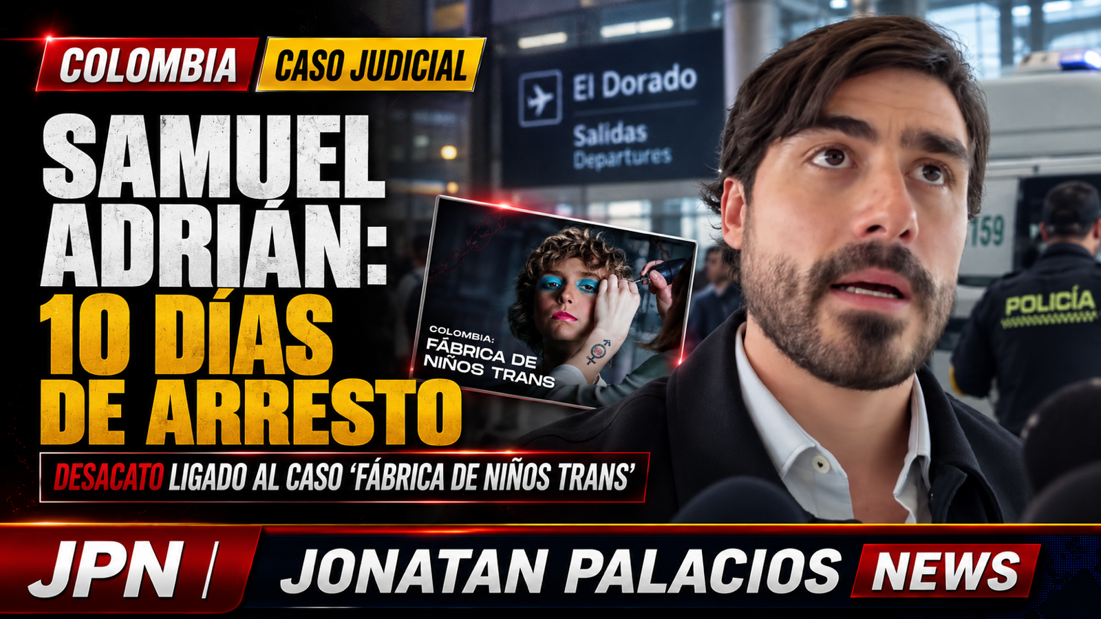 Samuel Adrián cumple diez días de arresto por desacato ligado a su documental en Colombia