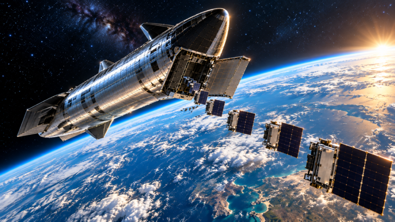 Miniatura limpia: Starship despliega 26 Starlink en órbita y eleva la apuesta global de SpaceX