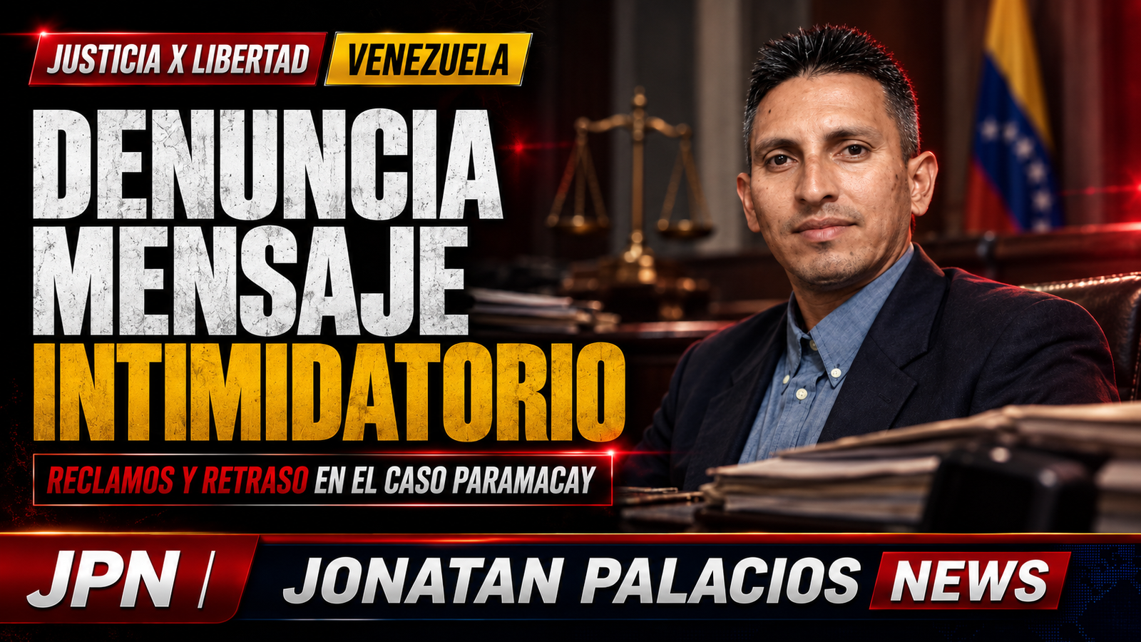 Carlos Azuaje denuncia intimidación mientras la apelación de Caguaripano sigue sin decisión