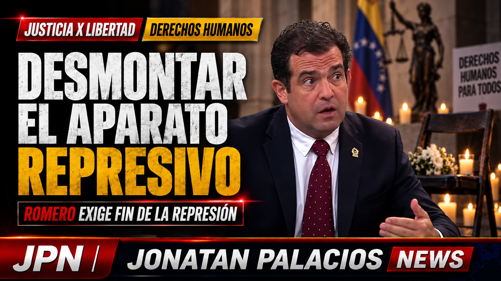 Alfredo Romero advierte que la maquinaria represiva sigue lista para morder en Venezuela