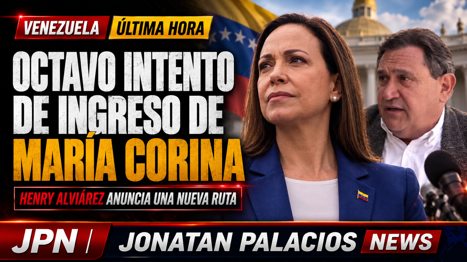 Henry Alviárez anuncia una nueva gestión para el regreso de María Corina Machado