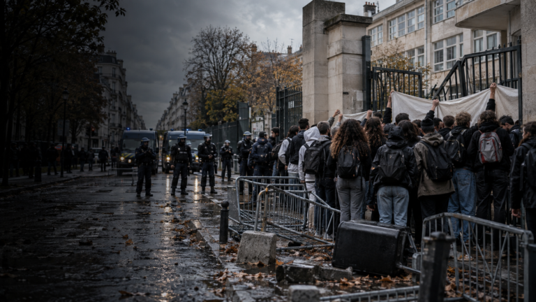 Miniatura limpia: Francia registra 1.949 detenciones tras protestas estudiantiles y reporta 305 agentes heridos