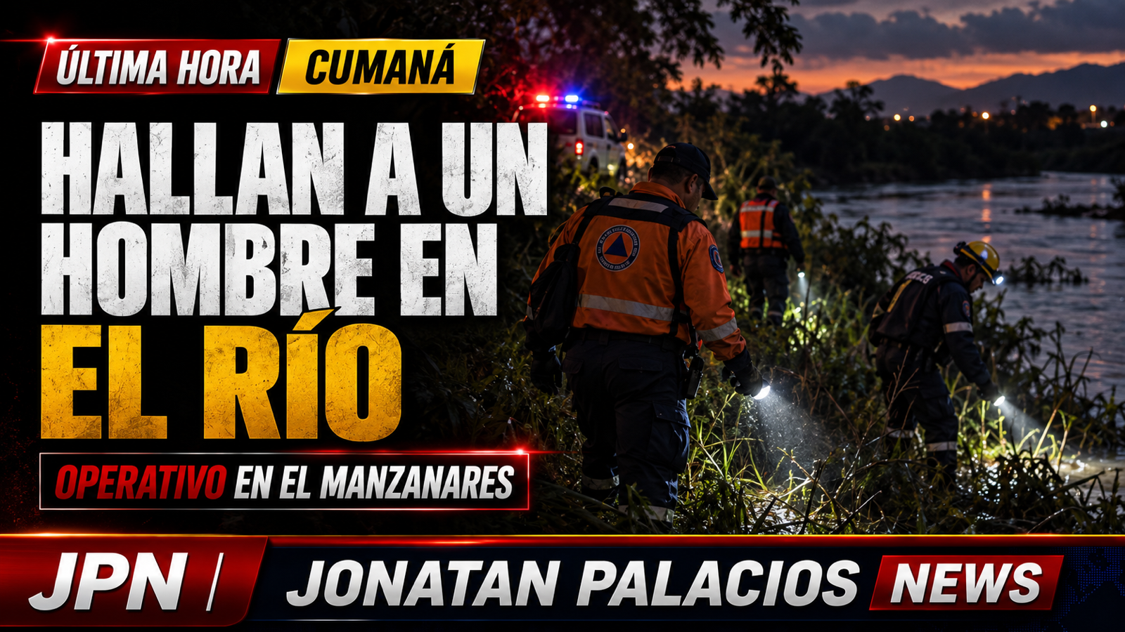 José Gregorio Bolívar fue hallado sin vida en el río Manzanares tras dos horas sin ser visto