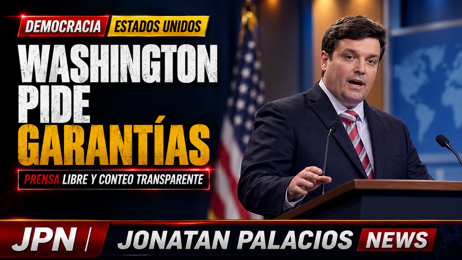 Washington condiciona una elección confiable en Venezuela a prensa libre y garantías de conteo
