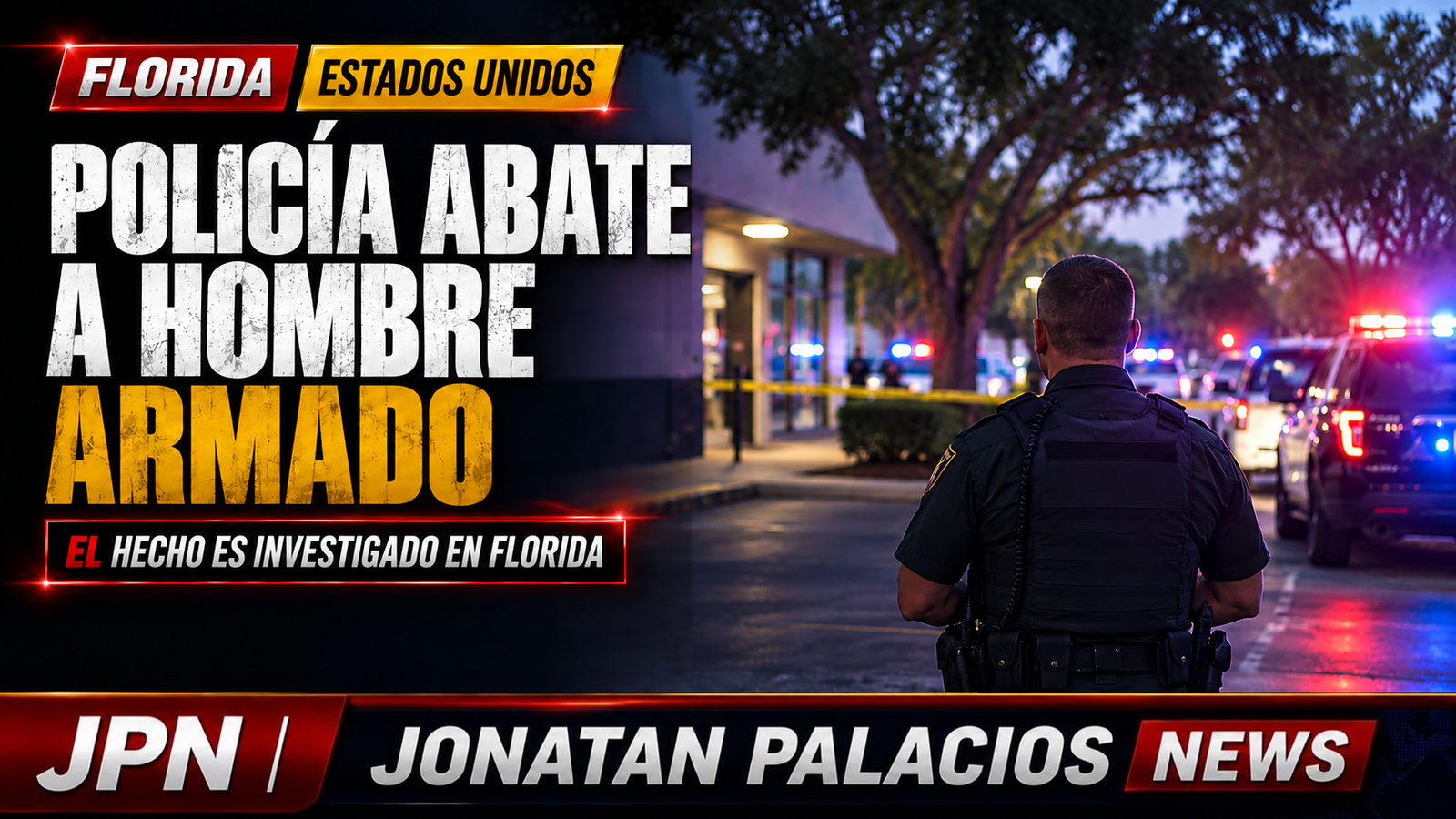 Agente del condado Pasco mata a un hombre con un cuchillo tras ordenarle que lo soltara
